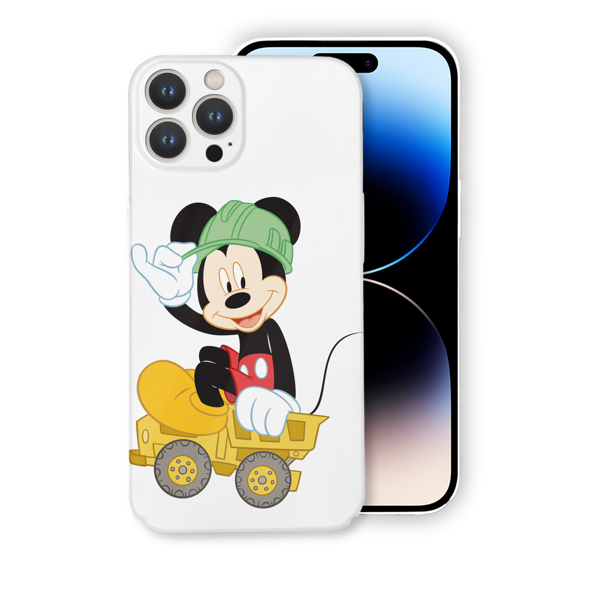 （画像用） ミッキーマウス Mickey Mouse 【iPhone 14シリーズ対応】ハードケース
